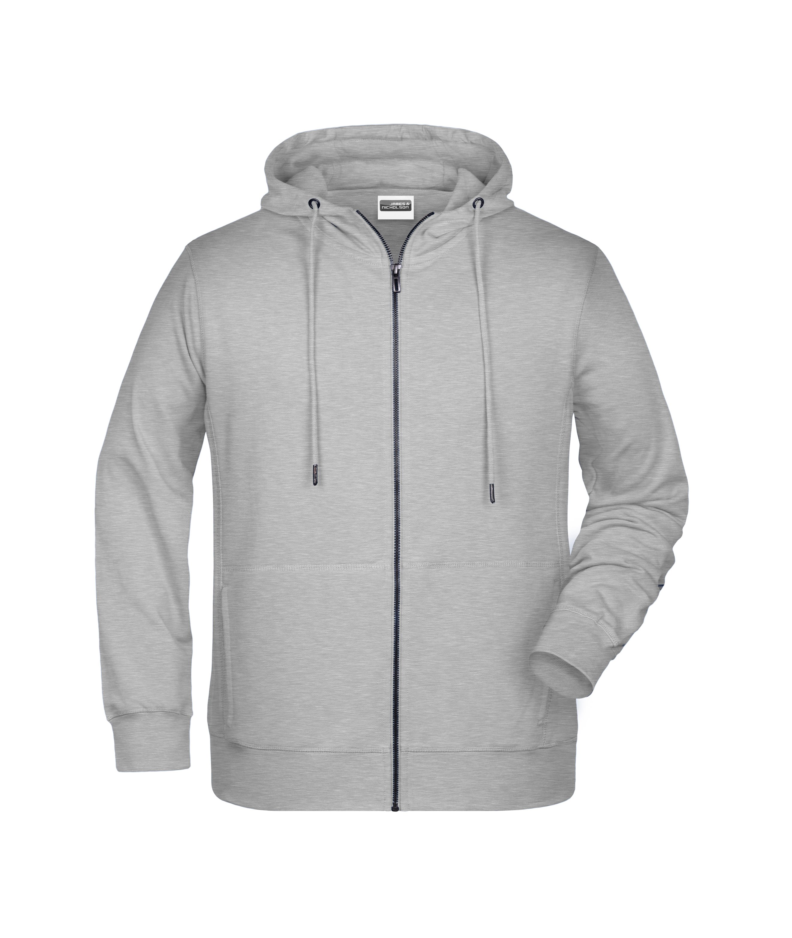 Homme Sweat Shirt Zipp Capuche Homme Gris Chin Daiber