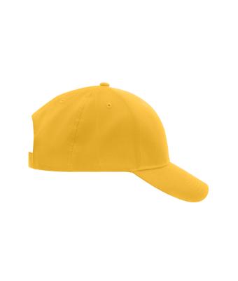 Unisex Brushed Panel Cap Yellow Daiber