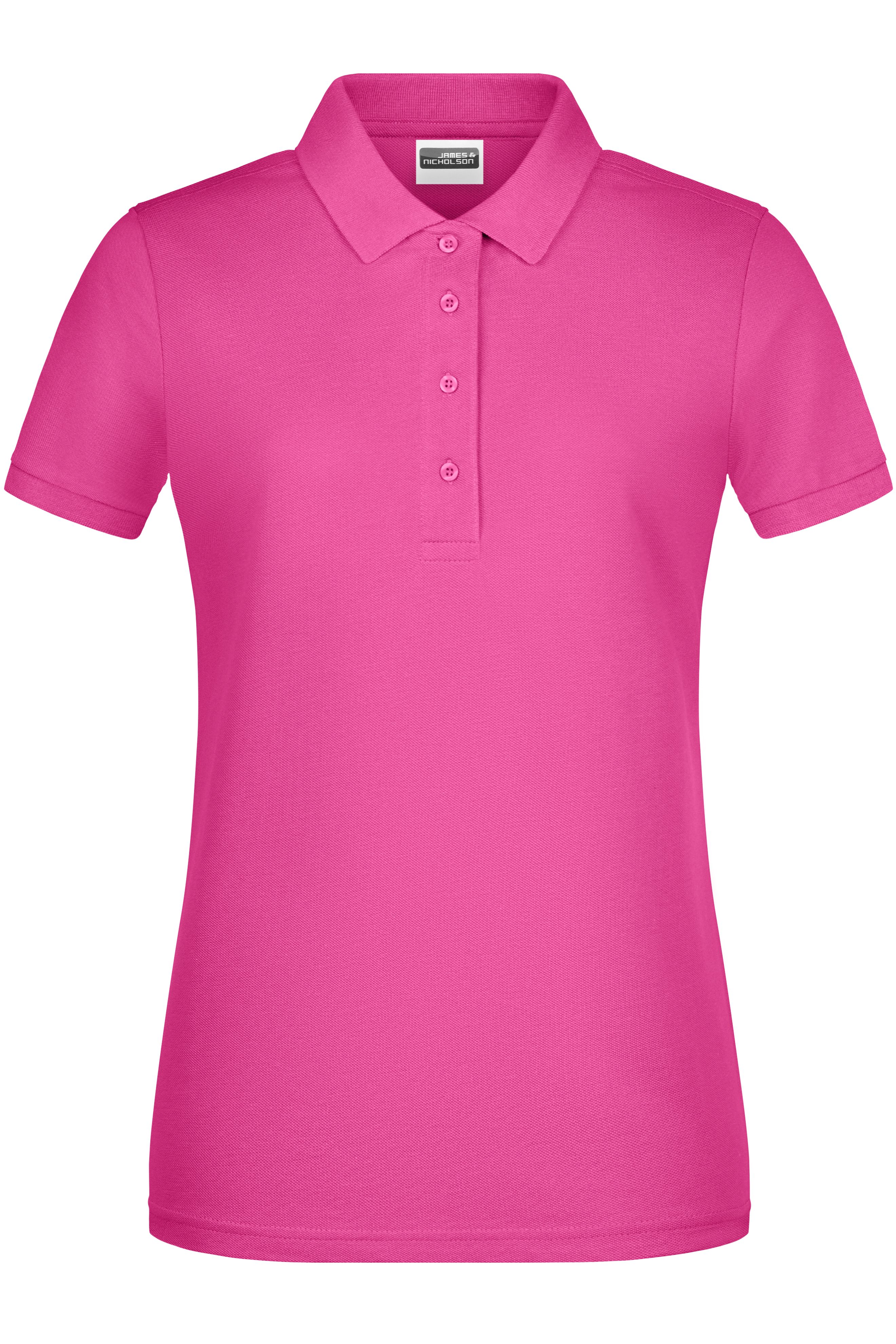 Ladies Ladies' Basic Polo Pink-Daiber