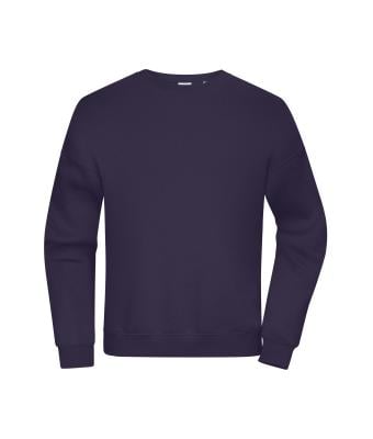 Unisexe Sweatshirt surdimensionné UNISEXE Pourpre-foncé 11798