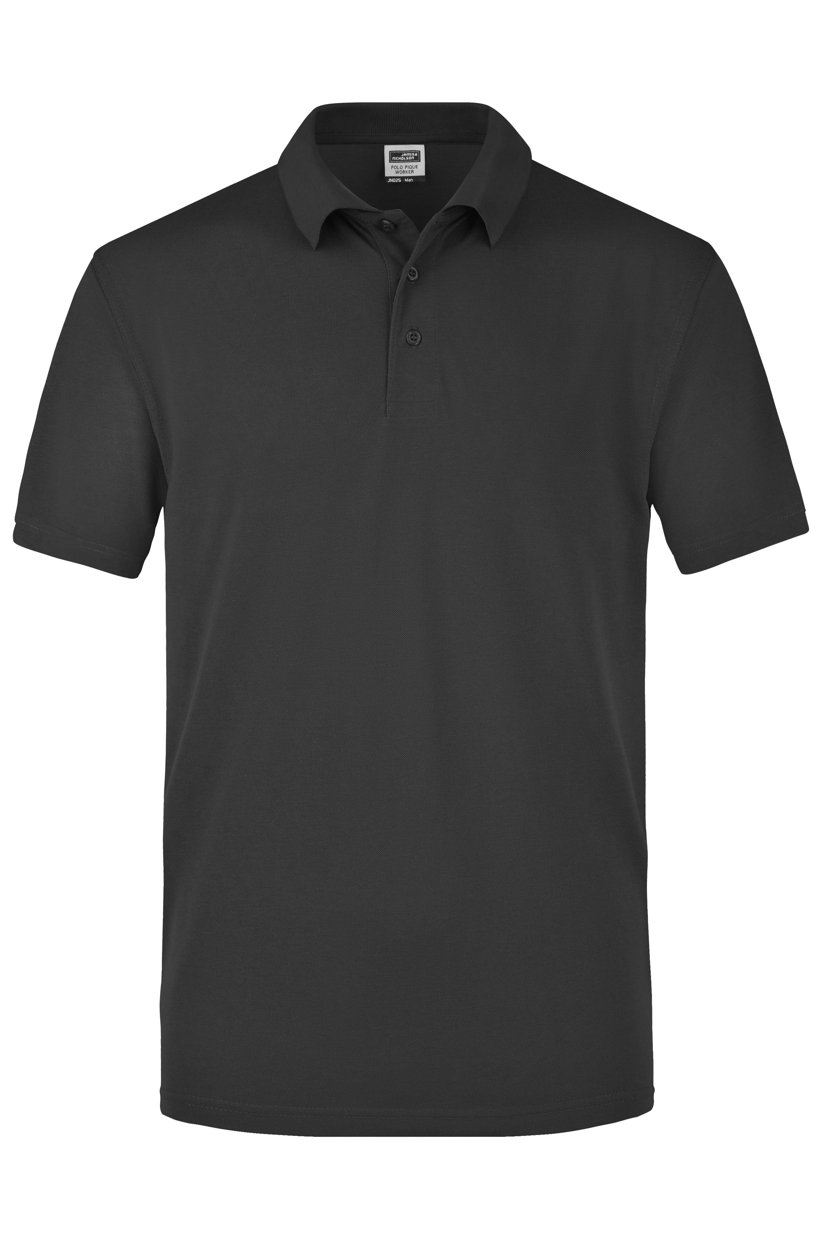 Men Worker Polo Black-Daiber