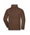 Unisex Full-Zip Fleece Brown 7214