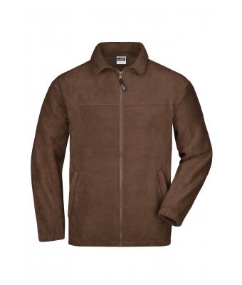 Unisex Full-Zip Fleece Brown 7214