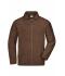 Unisex Full-Zip Fleece Brown 7214