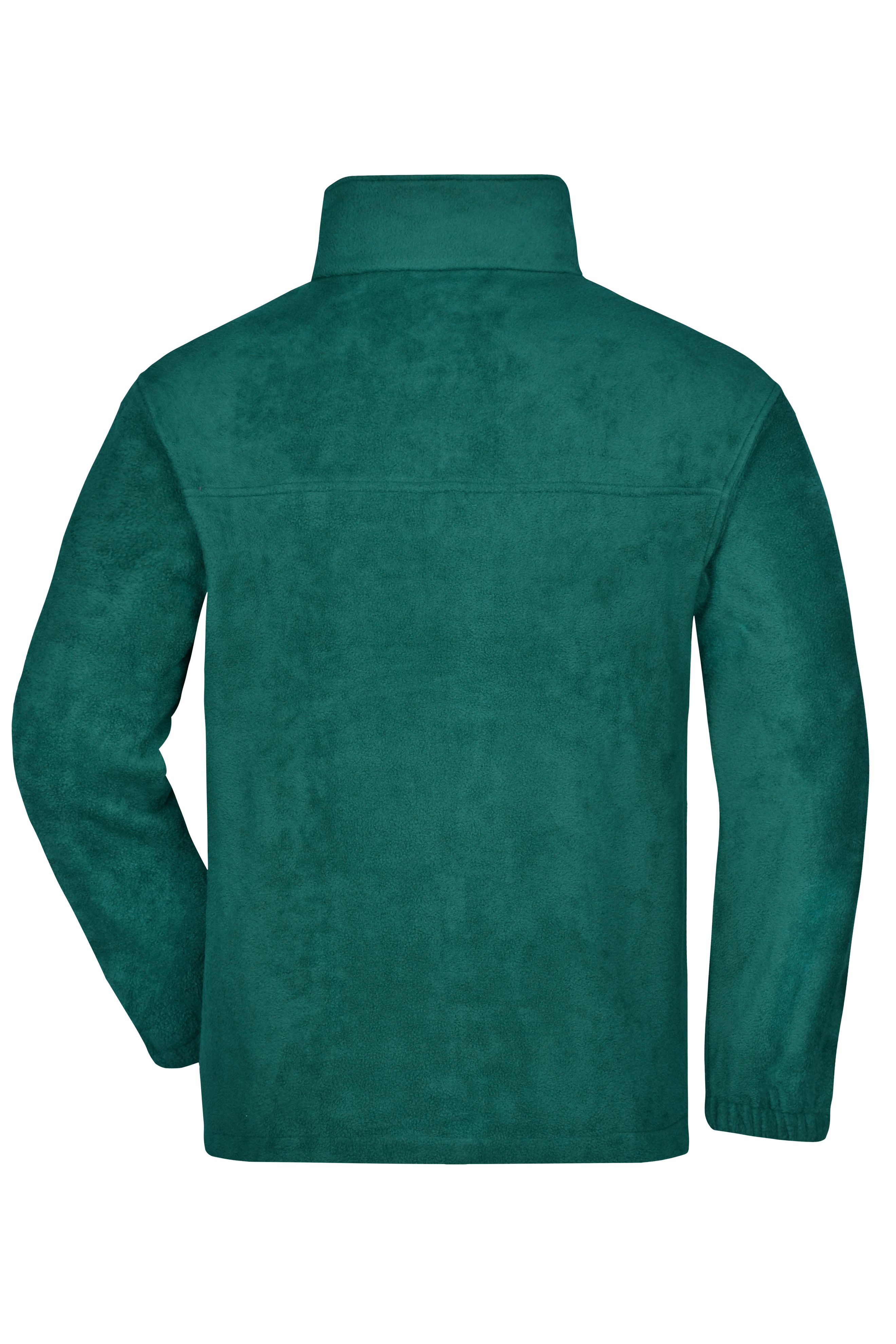 Men Full-Zip Fleece Dark-green-Daiber