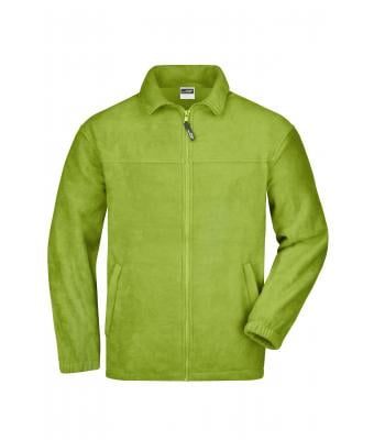 Unisex Full-Zip Fleece Lime-green 7214