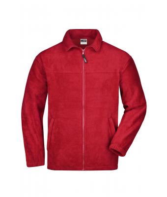 Unisex Full-Zip Fleece Red 7214