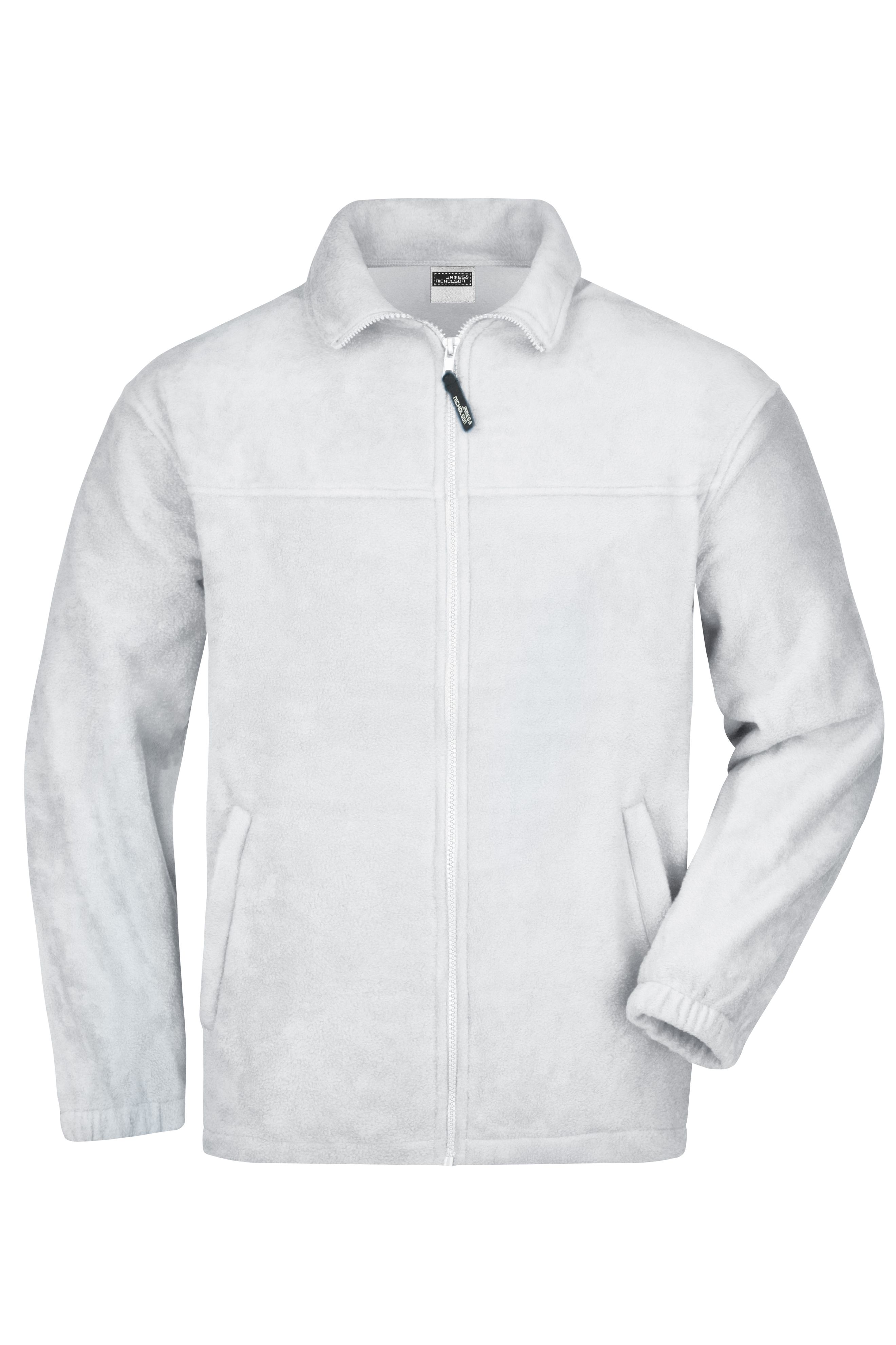 Men Full-Zip Fleece White-Daiber