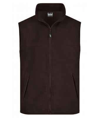 Unisex Fleece Vest Brown 7216