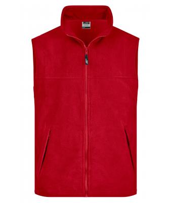 Unisex Fleece Vest Red 7216