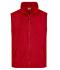 Unisex Fleece Vest Red 7216