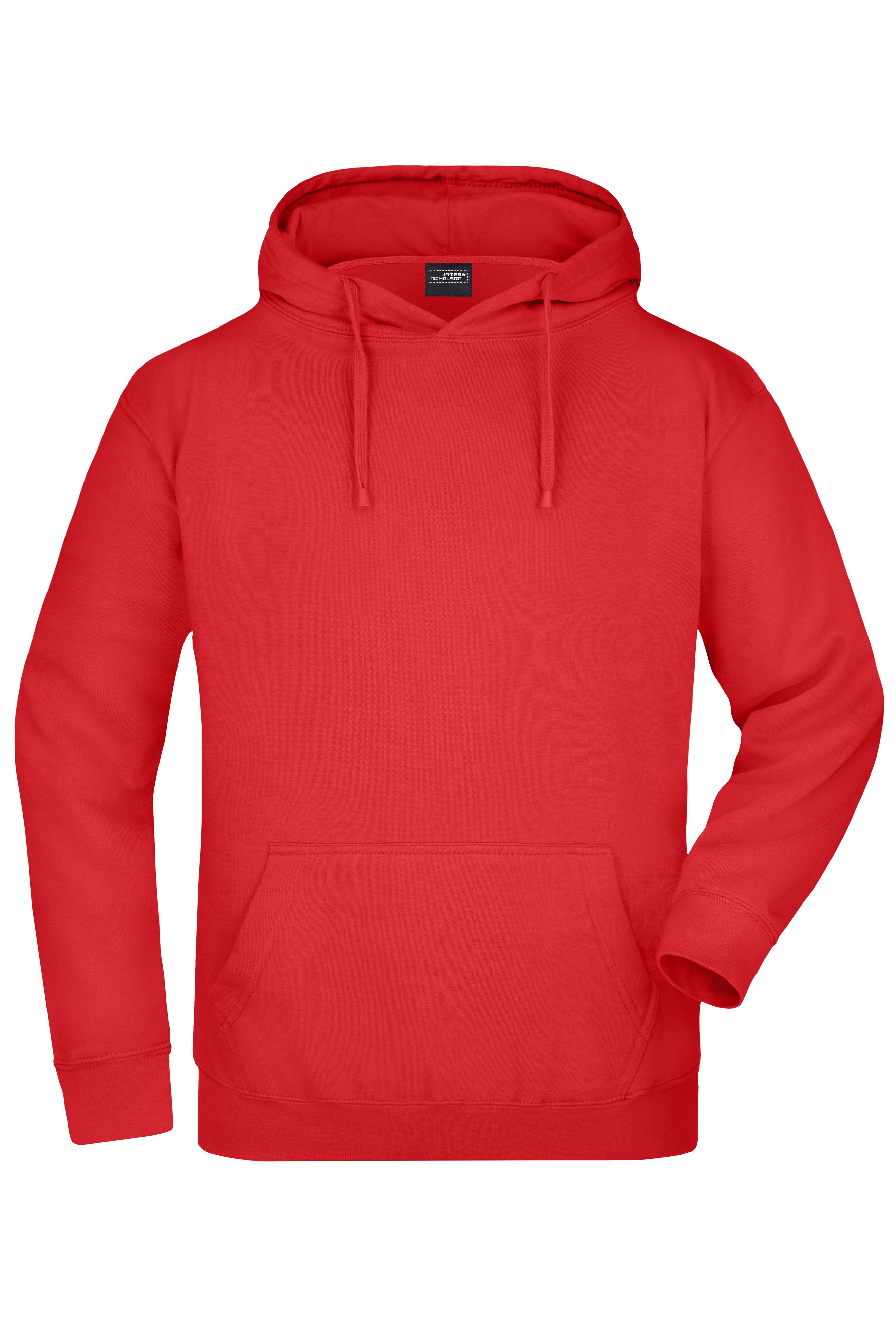 Homme Sweat-shirt à capuche homme Rouge-Daiber