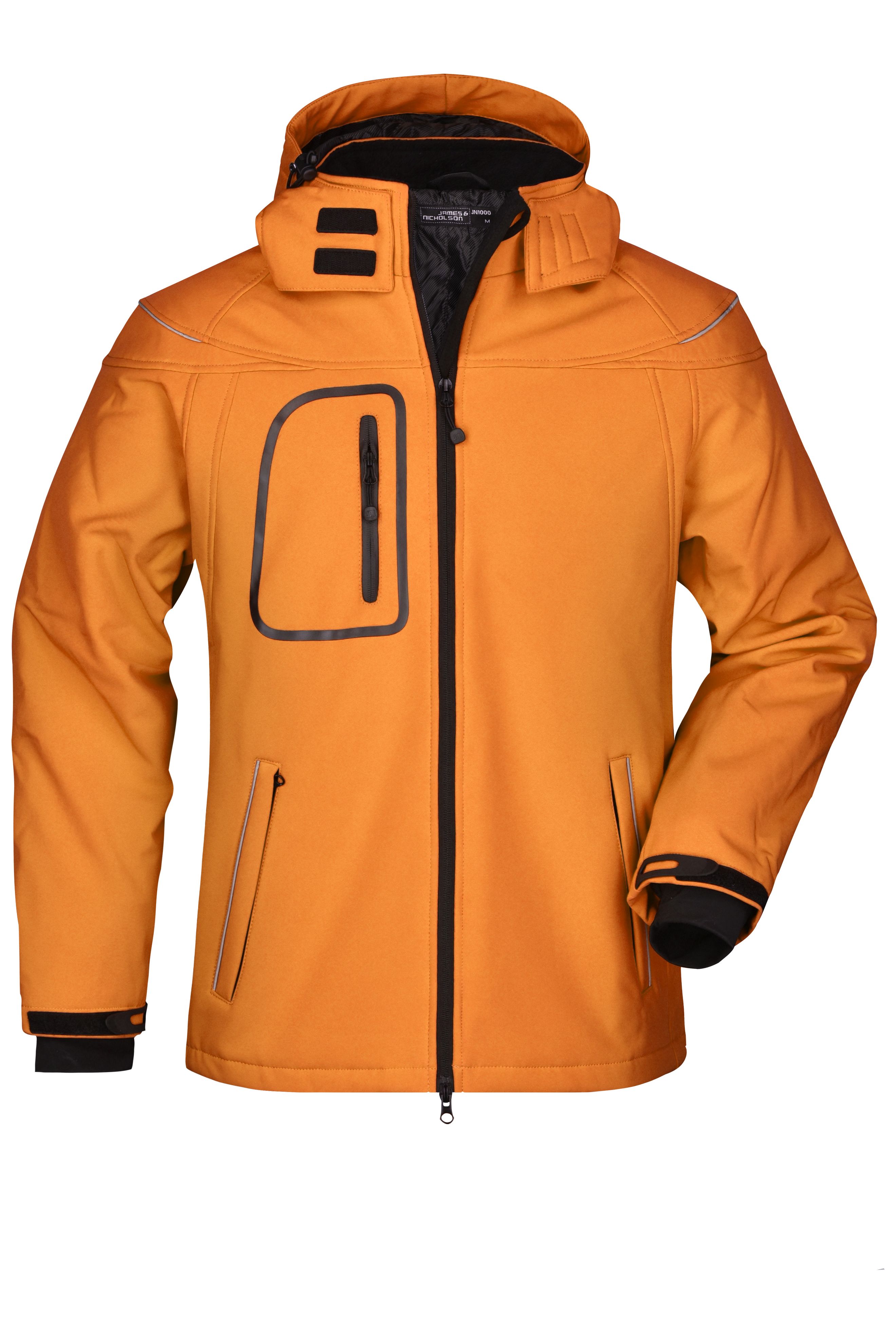 Men Men's Winter Softshell Jacket Orange-Daiber