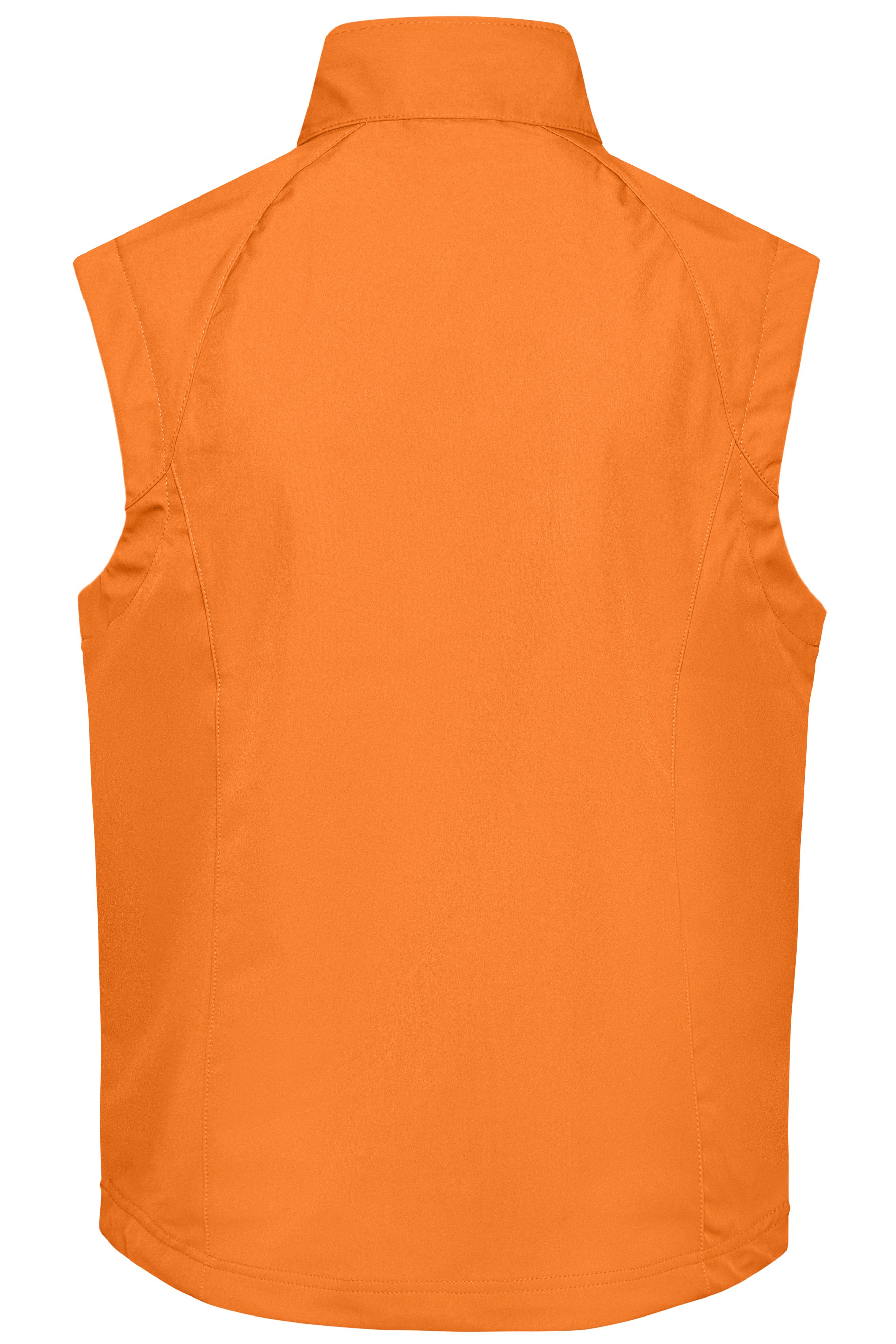 Men Mens Softshell Vest Orange Daiber