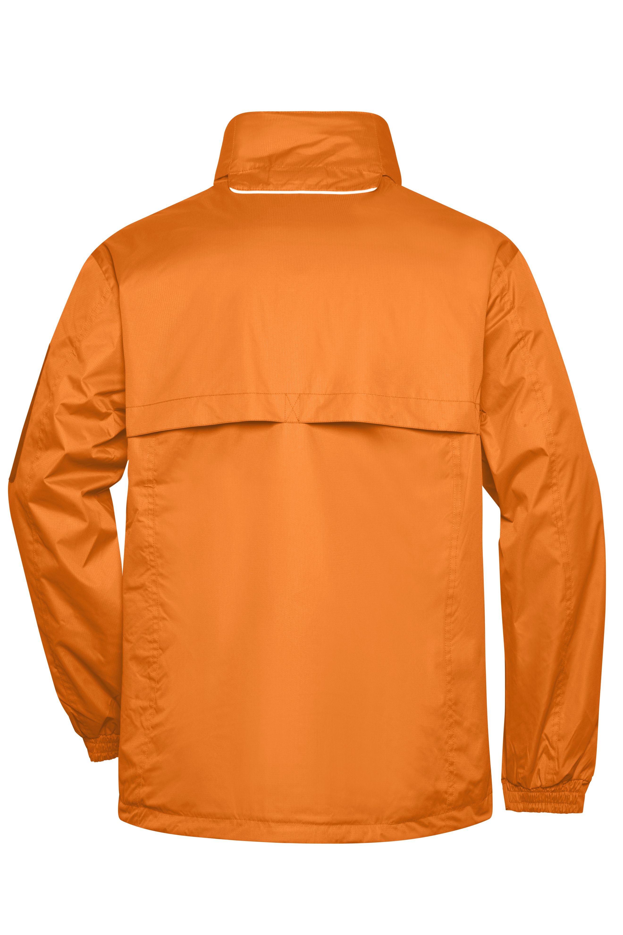 Herren Mens Windbreaker Orange Carbon Daiber