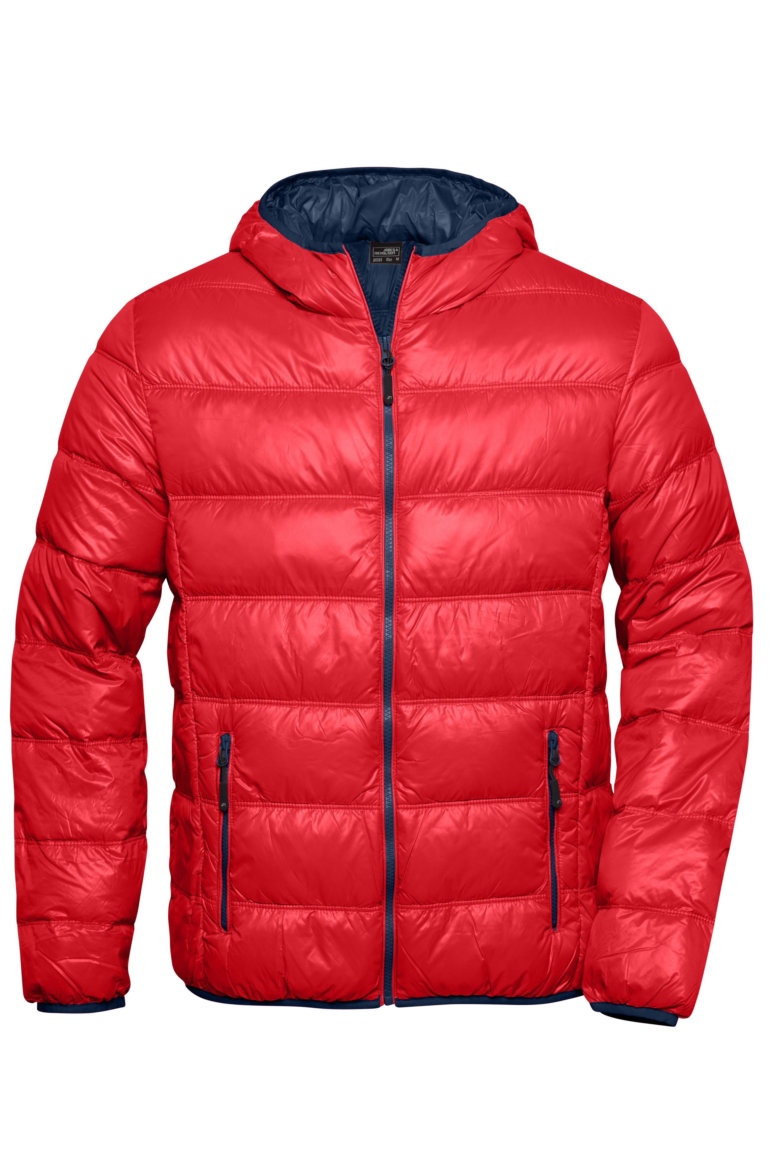 Men Men's Down Jacket Red/navy-Daiber