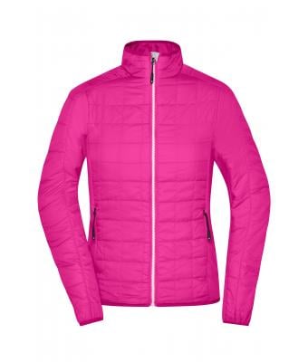 Damen Ladies' Hybrid Jacket Pink/silver 8345