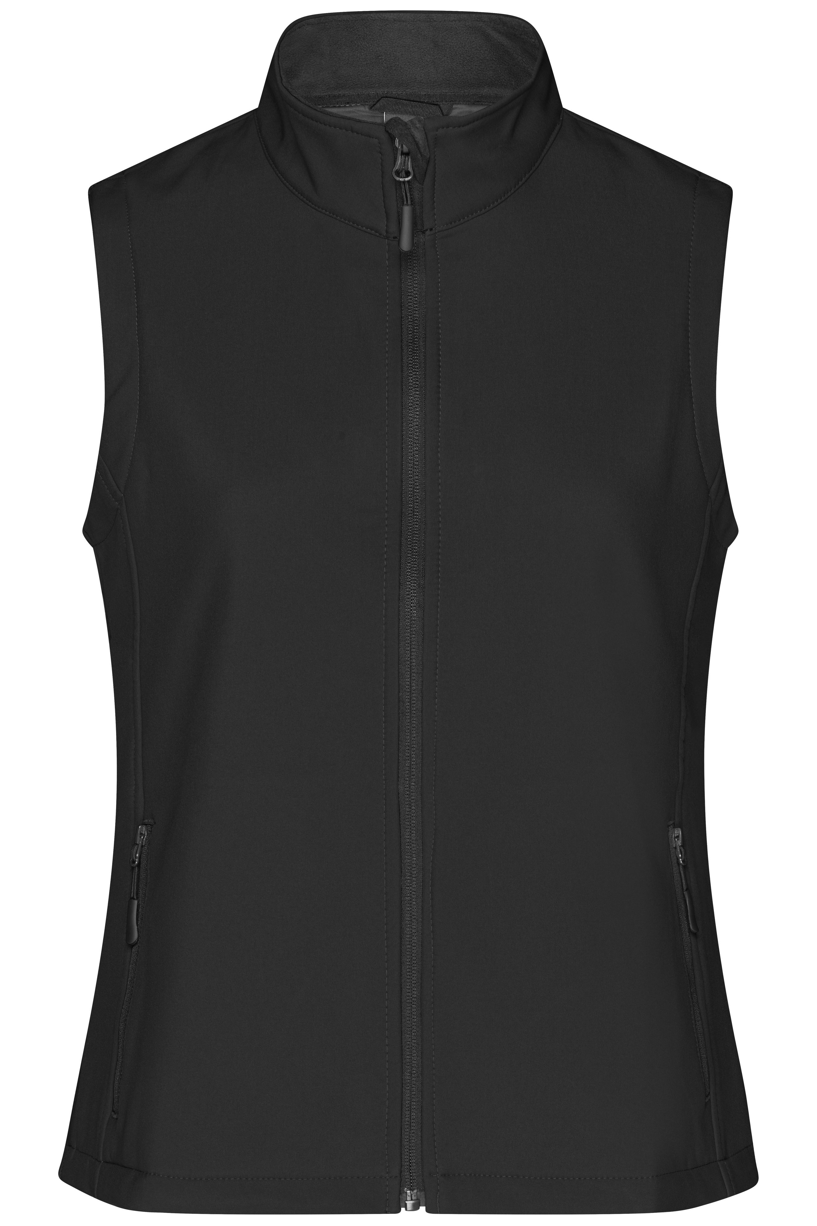 Ladies Ladies' Promo Softshell Vest Black/black-Daiber