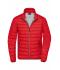 Herren Men's Down Jacket Red/silver 8497