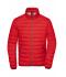 Herren Men's Down Jacket Red/silver 8497