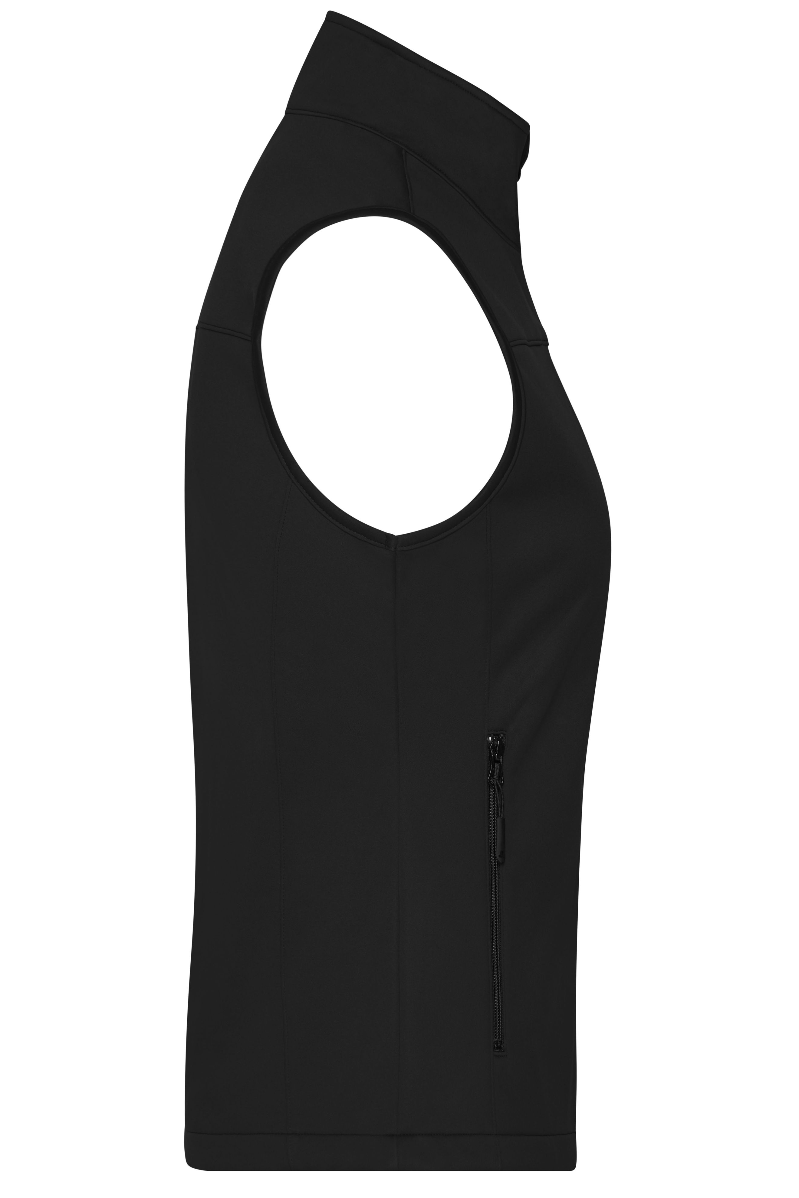 Damen Ladies Softshell Vest Black Daiber