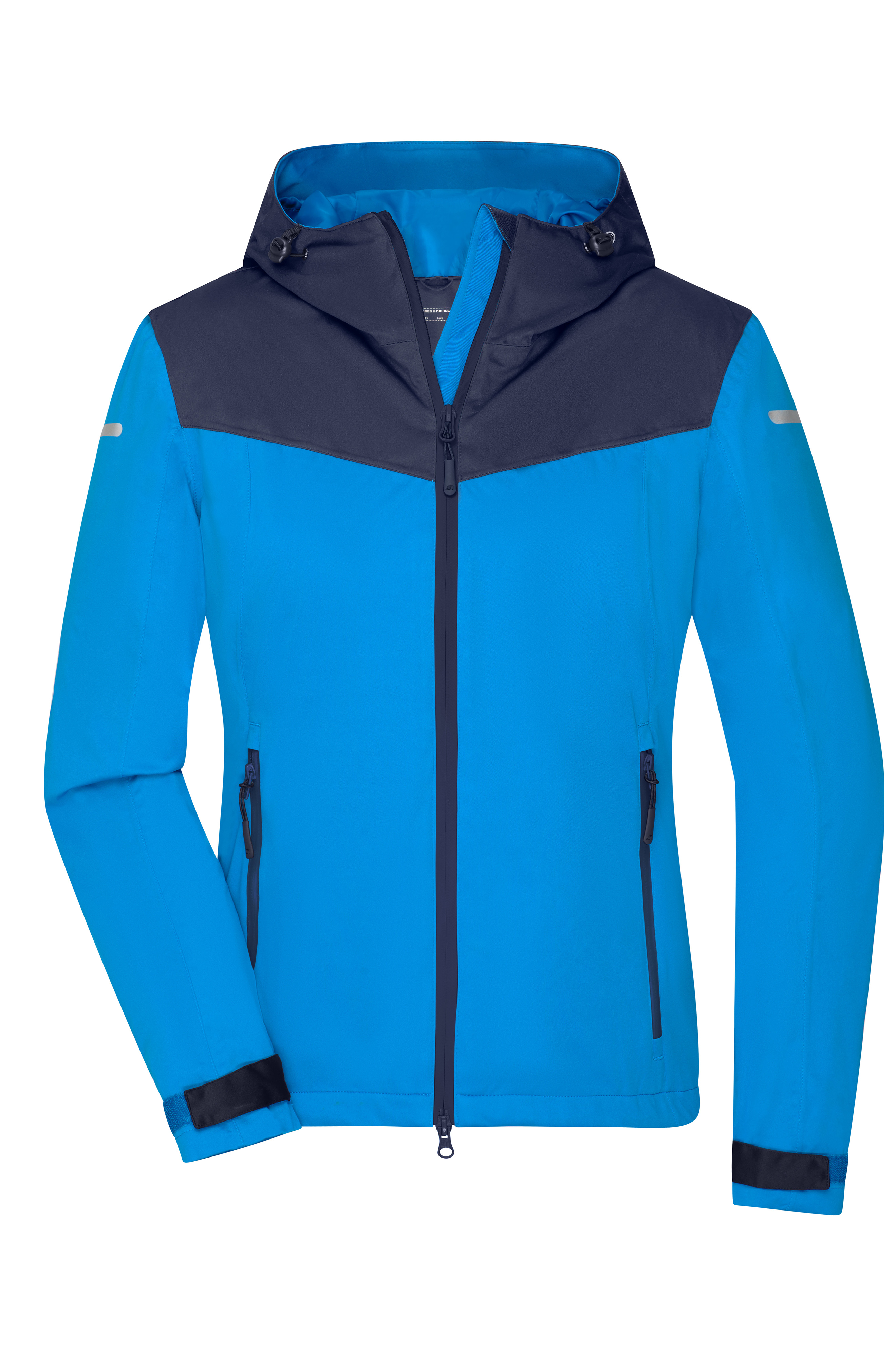 Damen Ladies Allweather Jacket Bright Blue Navy Bright Blue Daiber