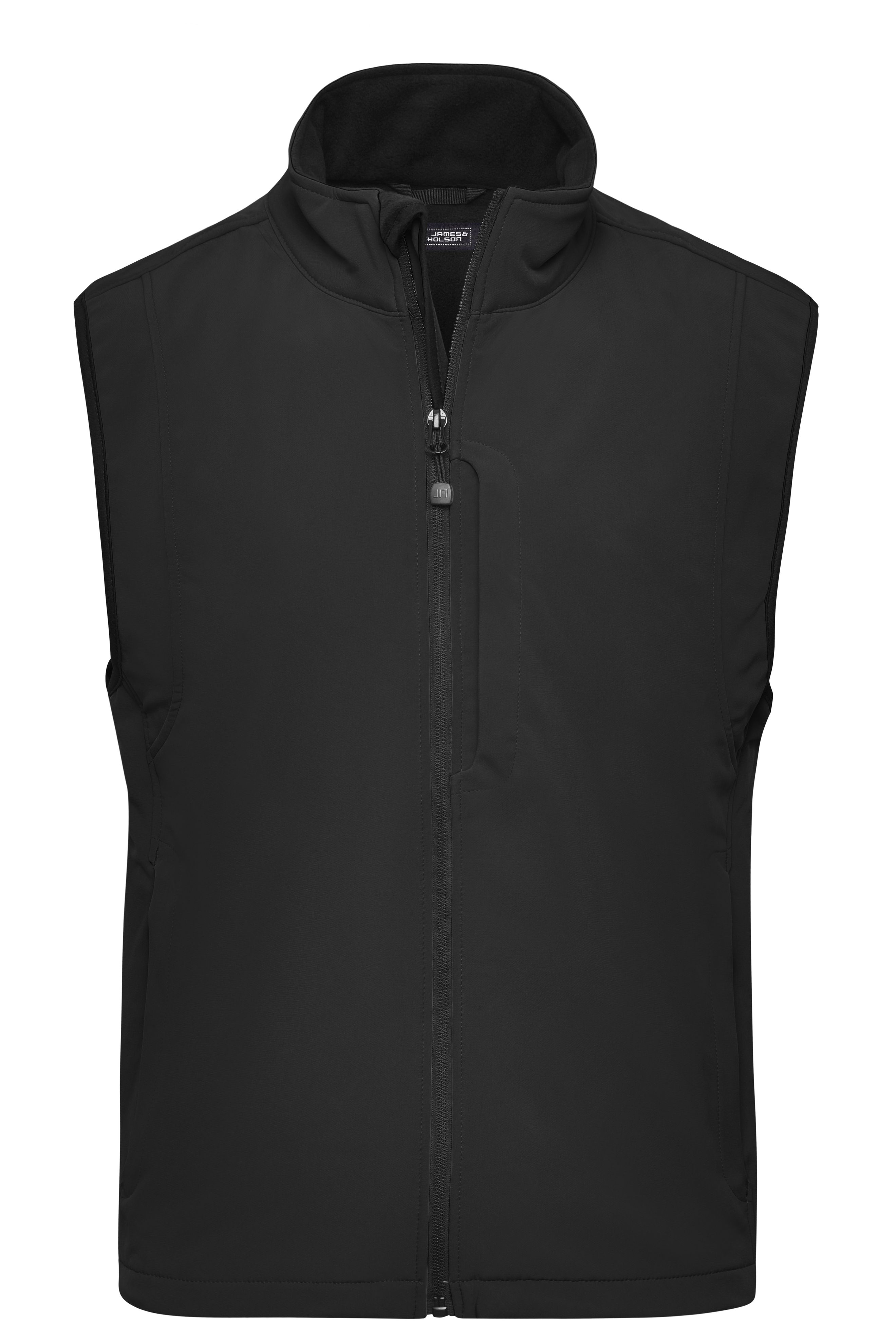 Men Mens Softshell Vest Black Daiber