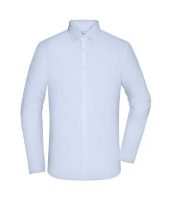 Men Men's Shirt - SLIM FIT - Light-blue 11816