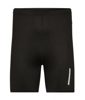 Men Men's Running Short Tights Black 7358