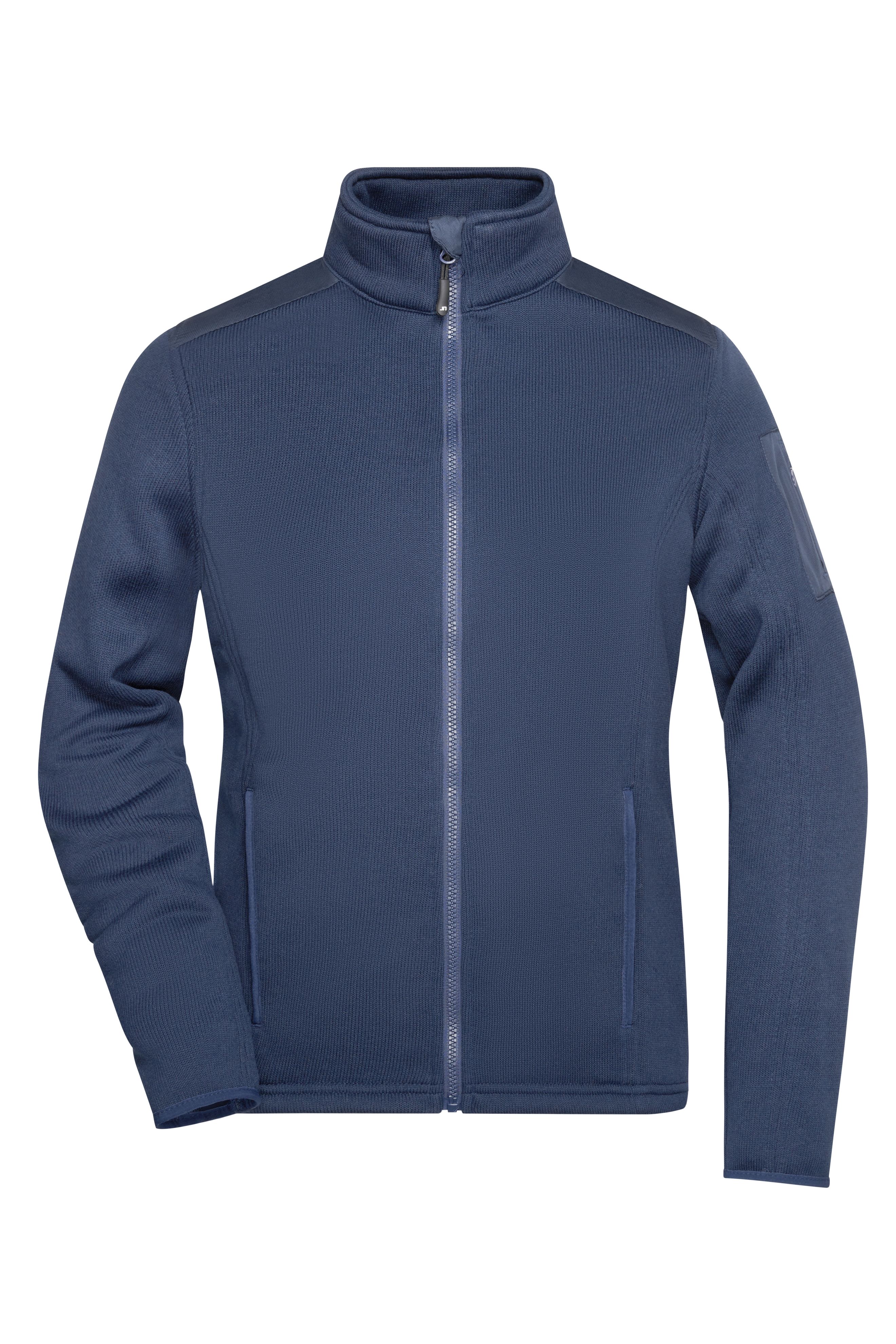 Ladies Ladies' Knitted Fleece Jacket Navy/navy-Daiber