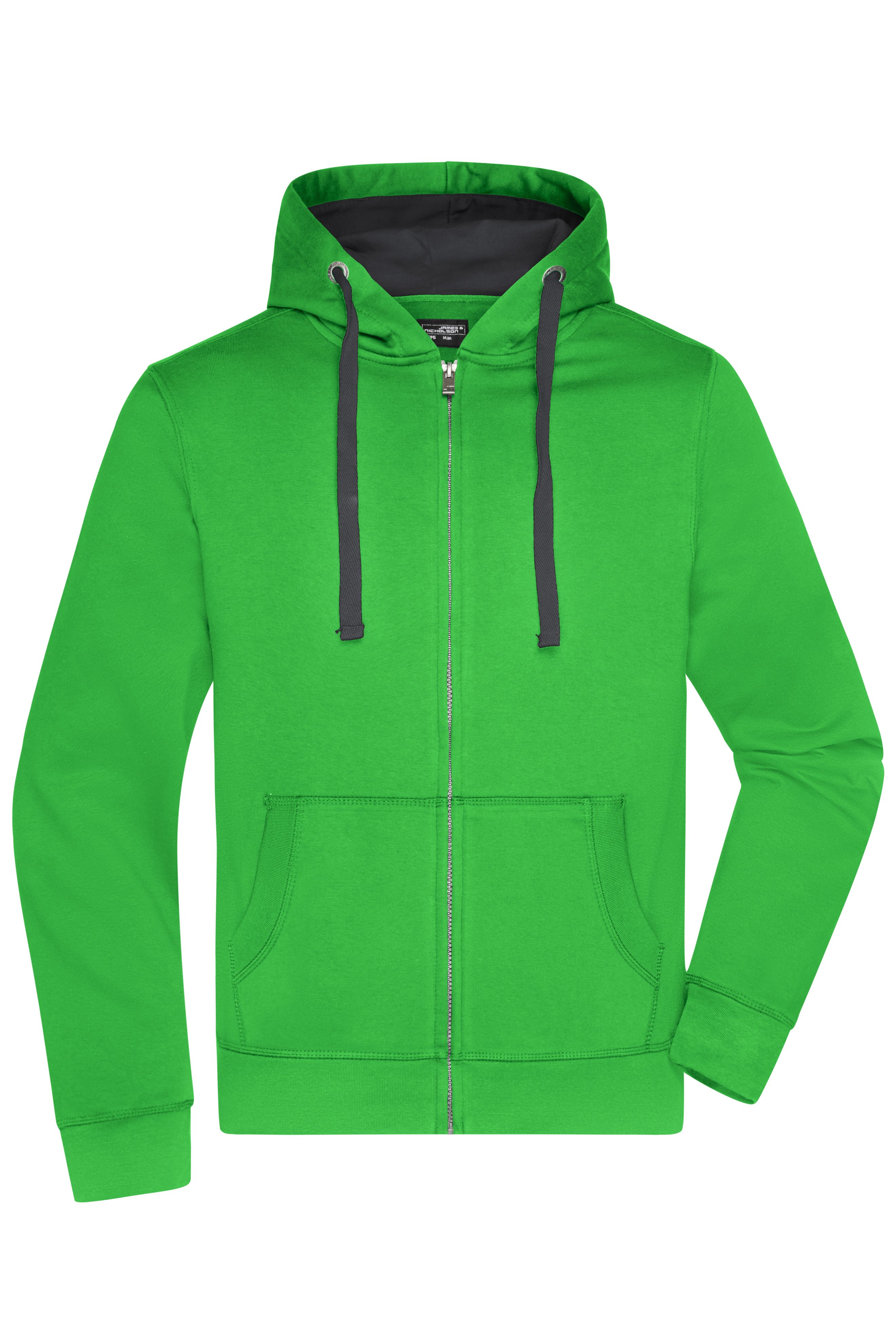 Men Mens Hooded Jacket Greencarbon-Daiber