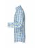 Men Men's Checked Shirt Royal/blue-green-white 8054