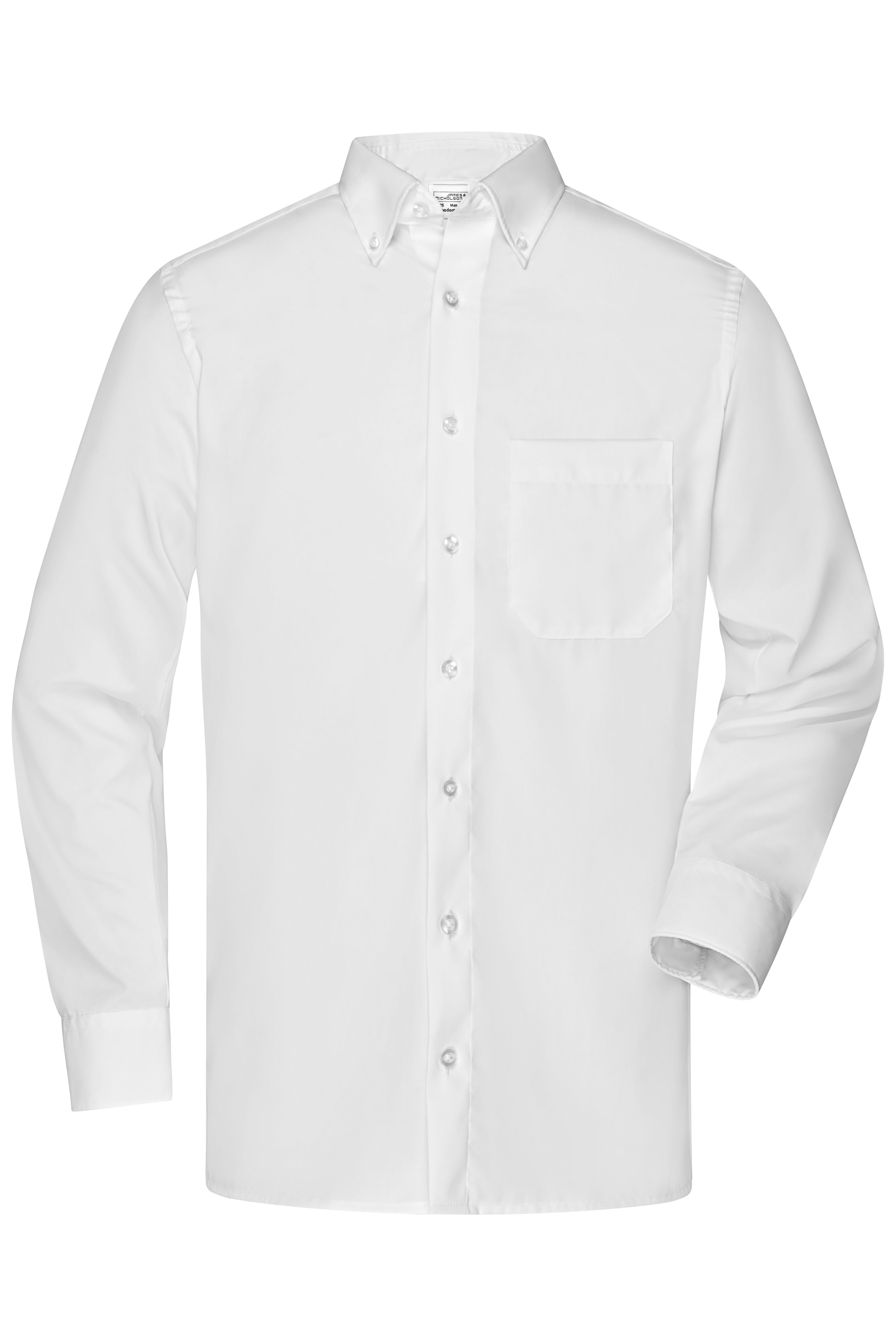 Homme Chemise homme Col boutonné Blanc-Daiber