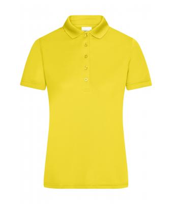 ladies yellow polo shirt