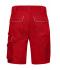 Unisex Workwear Bermudas - SOLID - Red 8720