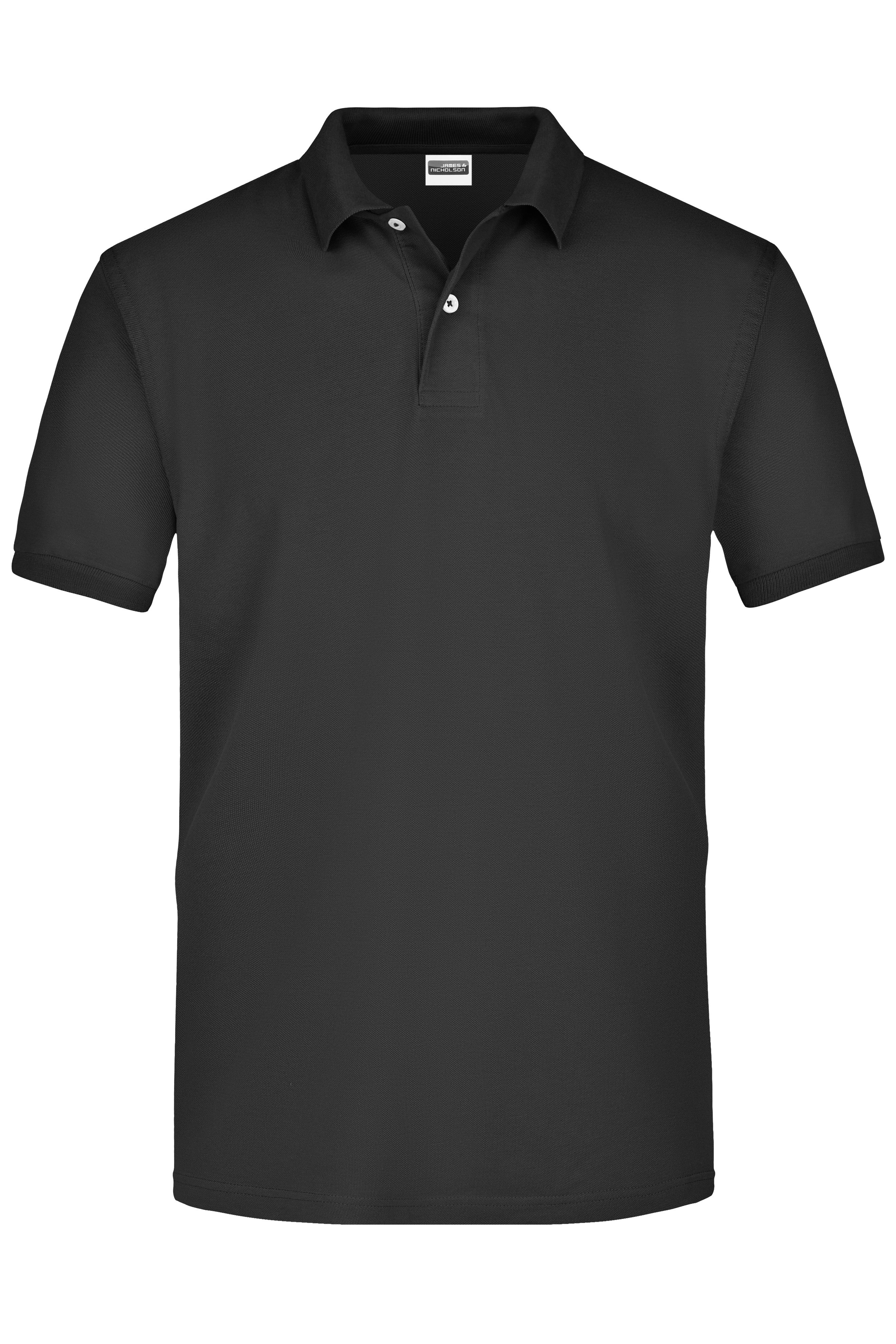 Men Basic Polo Black-Daiber