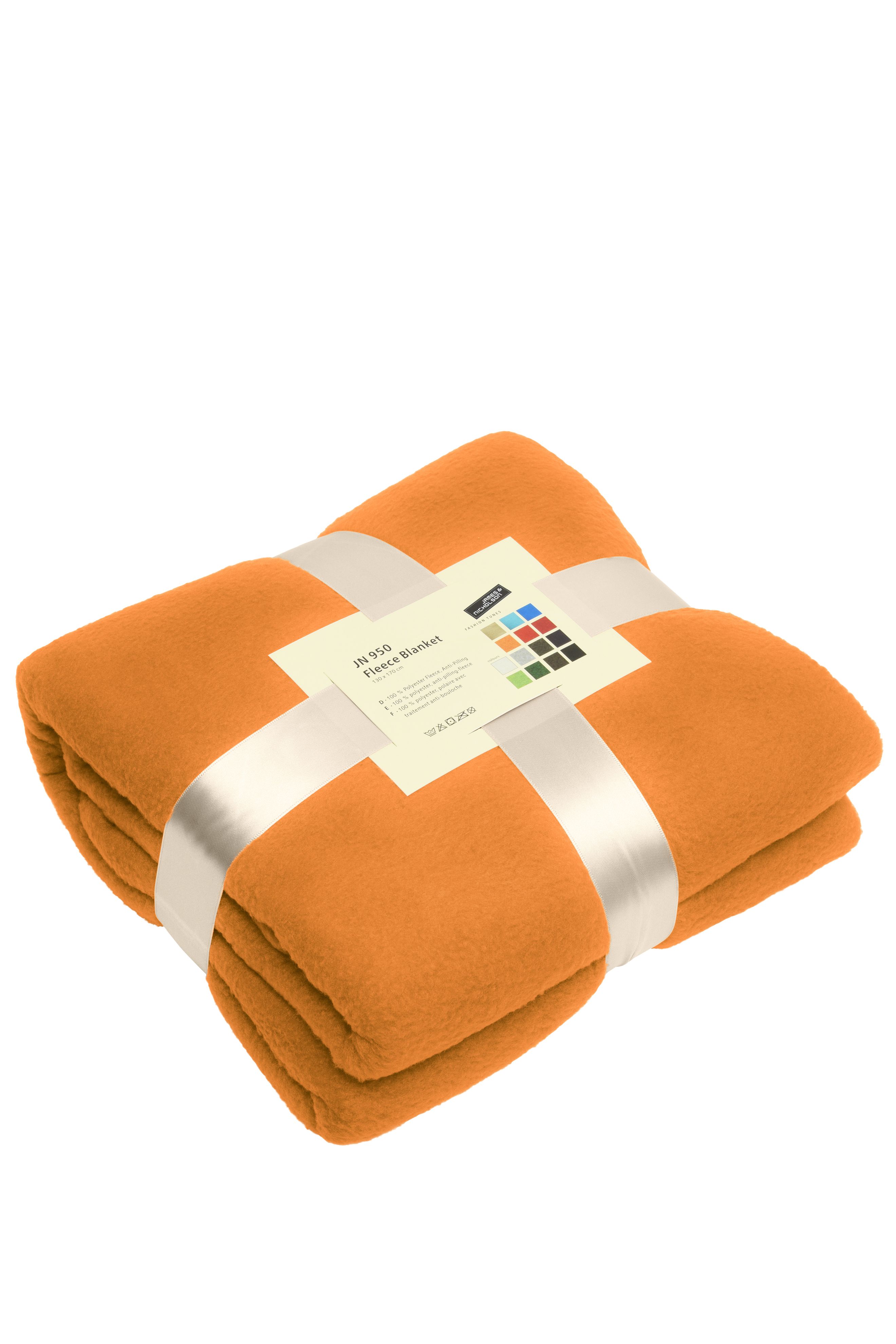 Unisex Fleece Blanket Orange Daiber