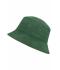Unisex Fisherman Piping Hat Dark-green/beige 7579