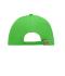 Unisex 6 Panel Sandwich Cap Lime-green/white 7590