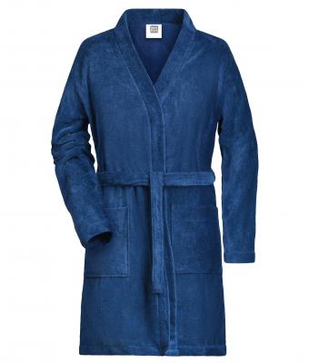 Damen Ladies' Bathrobe Navy 8677