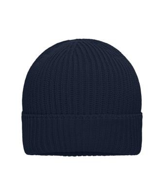 Unisex Bio Cotton Winter Beanie Navy 11793