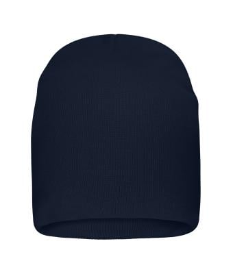 Unisex Bio Cotton Casual Beanie Navy 11828