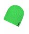 Unisex Casual Outsized Crocheted Cap Lime-green 7886