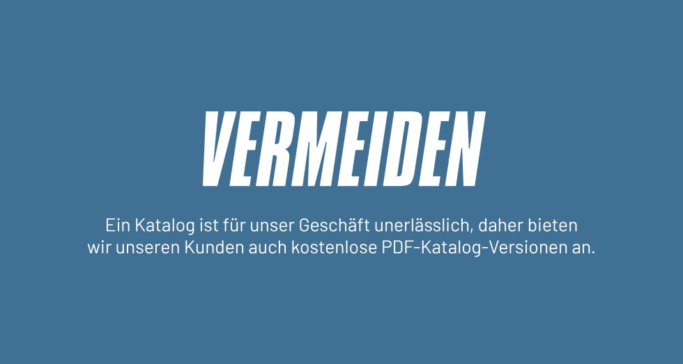 Klimaschutz Dreiklang: Vermeiden