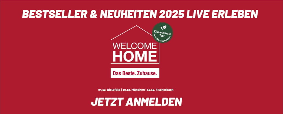 Welcom Home Tour Einladung